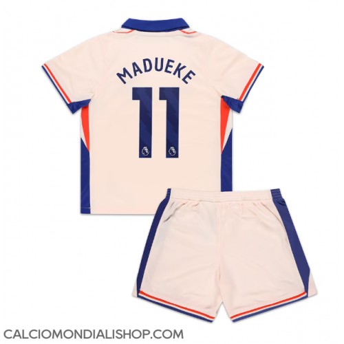 Maglie da calcio Chelsea Noni Madueke #11 Seconda Maglia Bambino 2024-25 Manica Corta (+ Pantaloni corti)